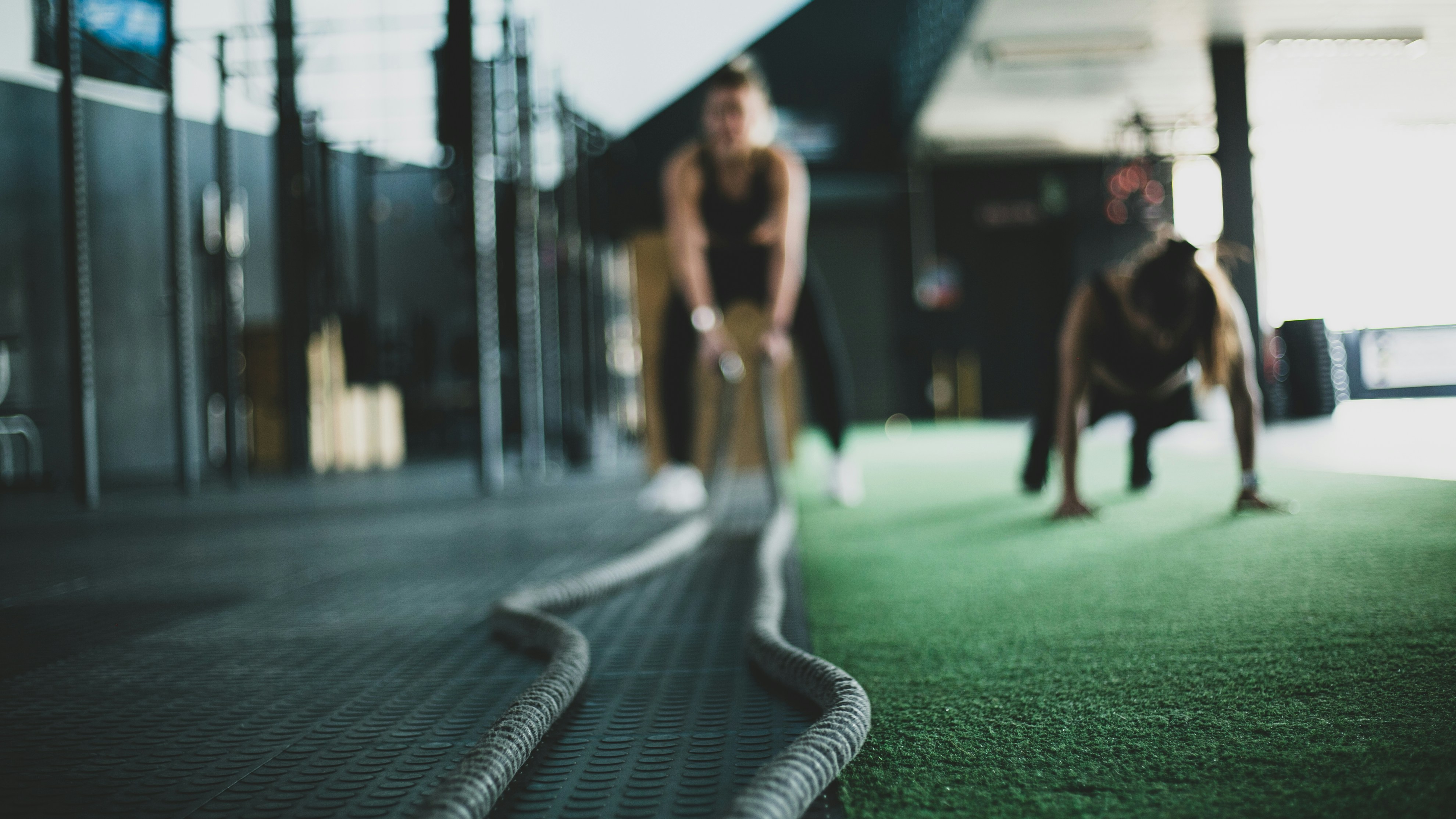 Funktionelles Training mit Battle Ropes